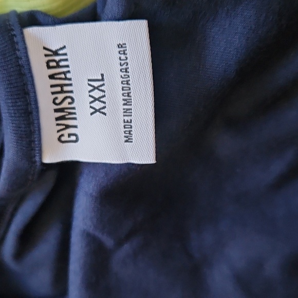 Mens XXXL Gymshark Muscle Tee Navy Blue 💪 - Picture 5 of 10